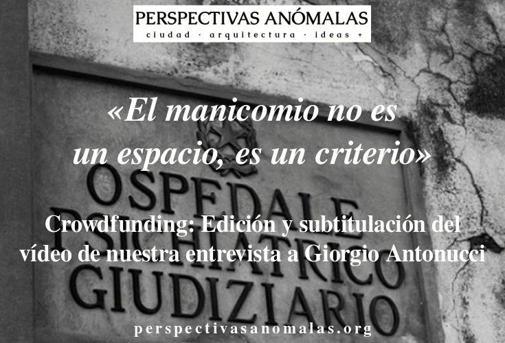 CROWDFUNDING Espacio e ideas: Edición y subtitulación del vídeo de nuestra entrevista a Giorgio Antonucci CROWDFUNDING Espacio e ideas: Edición y subtitulación del vídeo de nuestra entrevista a Giorgio Antonucci